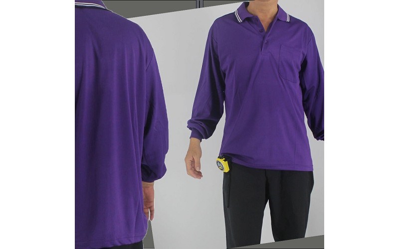 POLO杉 吸濕排汗衣 工作衣 工作服吸濕排衣長袖 衣著者感到乾爽，並幫助身體有效的控制體溫，預防臭味或是汗水產生的悶熱